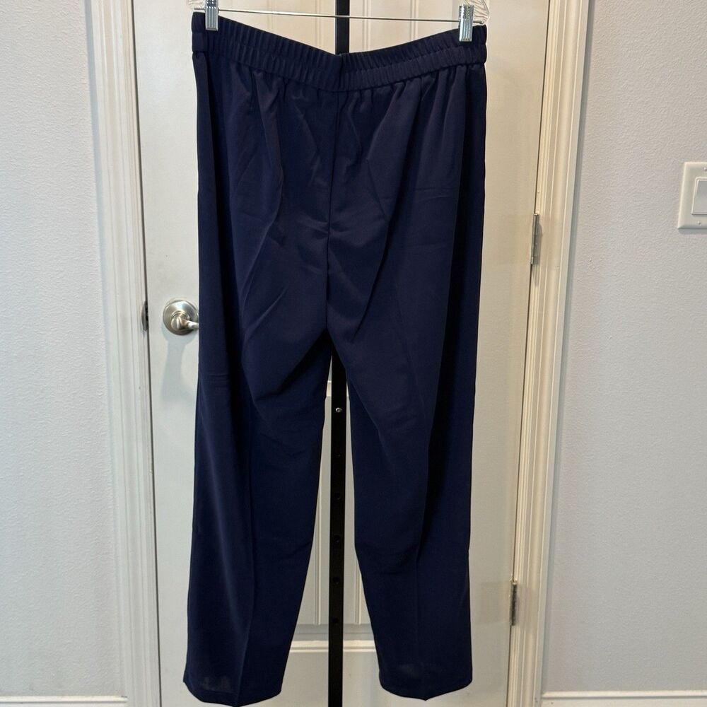 Lora Grace Women's Pleated Casual Pants Blue Size XL Regular New